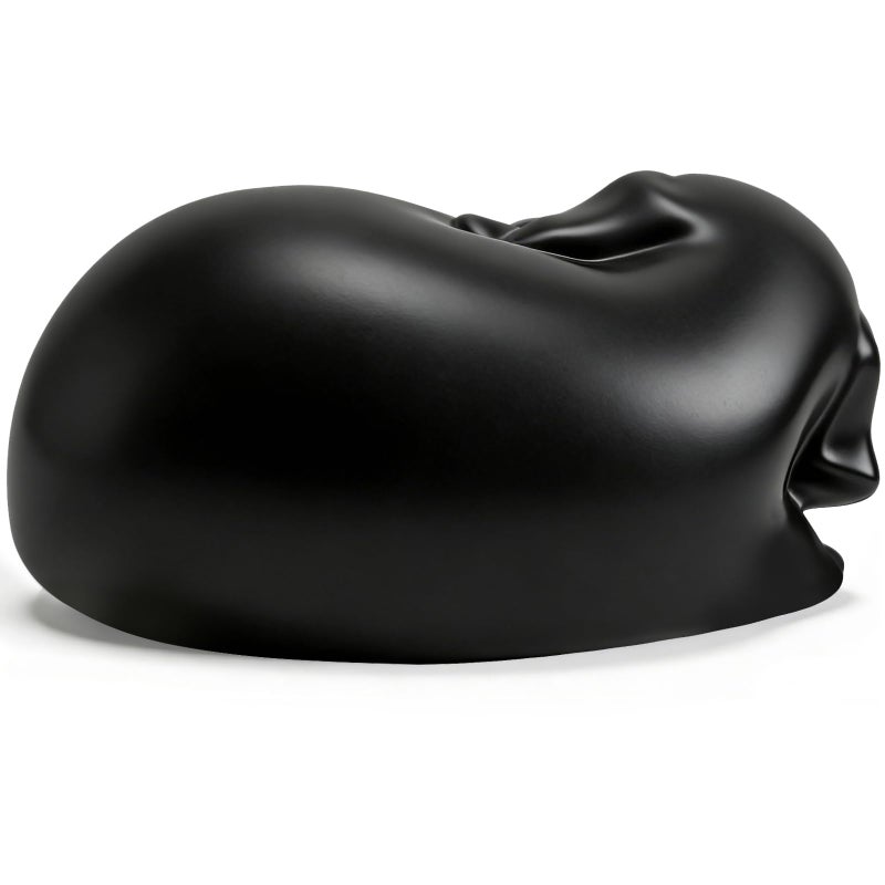 FUFYUKEY Dog Urn, Dog Urns for Ashes, for Pets Up to 75 Lbs, Sleeping Doggie Pet Memorial Keepsake Funeral Urn for Dogs Ashes, Black Resin Cremation Dogs Urns - Image 5