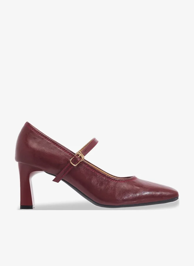 ELLA Ballet Mid Heel With Strap