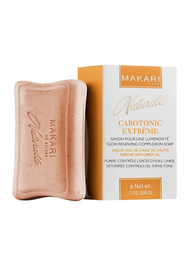 Makari - Naturalle Carotonic Extreme Toning Soap | Skin Illuminating And Oil-Controlling Bar | Prevents Breakouts | Promotes Even Skin Tone | For Combination, Oily, And Acne-Prone Skin (7Oz) - Image 1