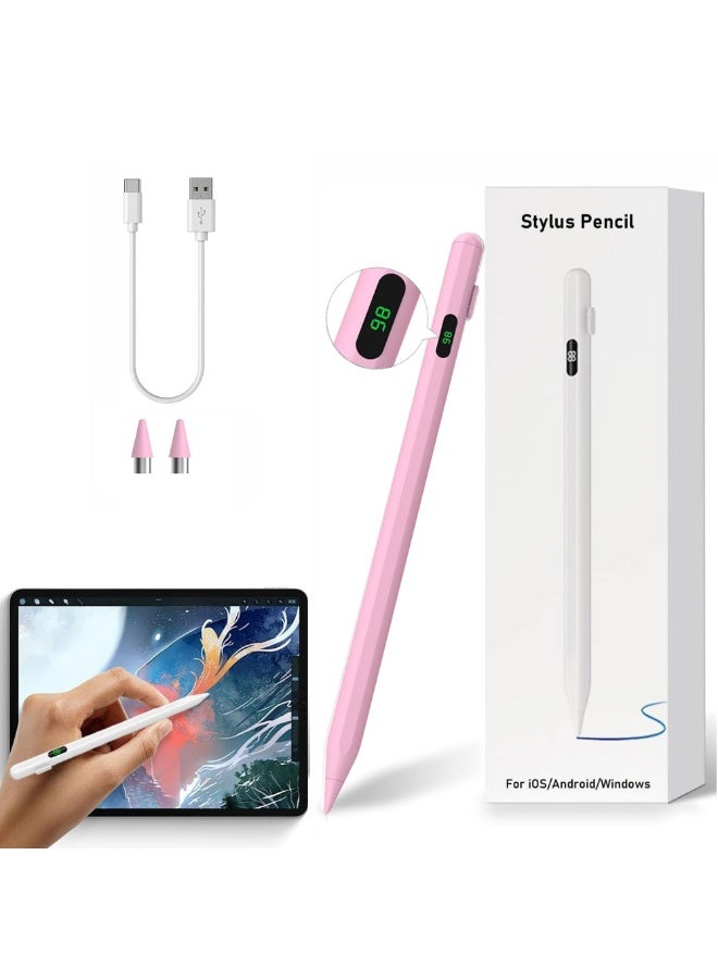 Stylus Pen for Touch Screen, Active Universal Stylus Pen Compatible with  iPad / Smartphone, with Power Display - Image 1