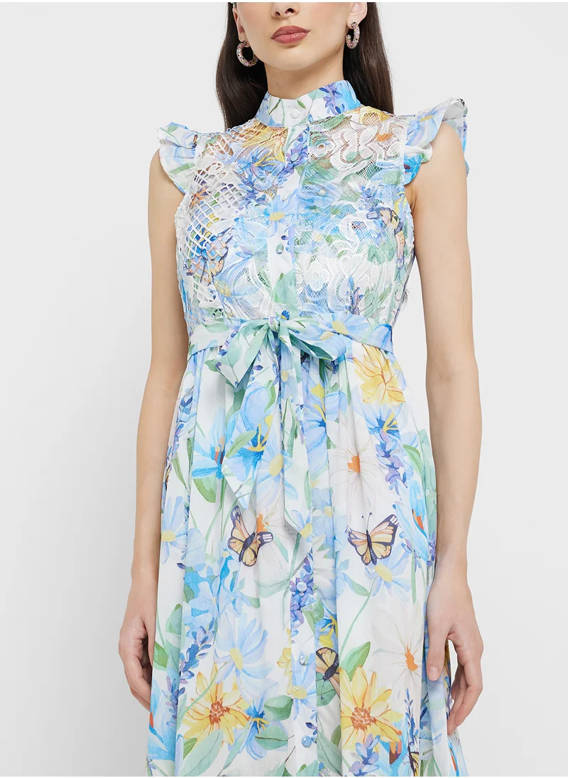 ايلا Floral Print Dress