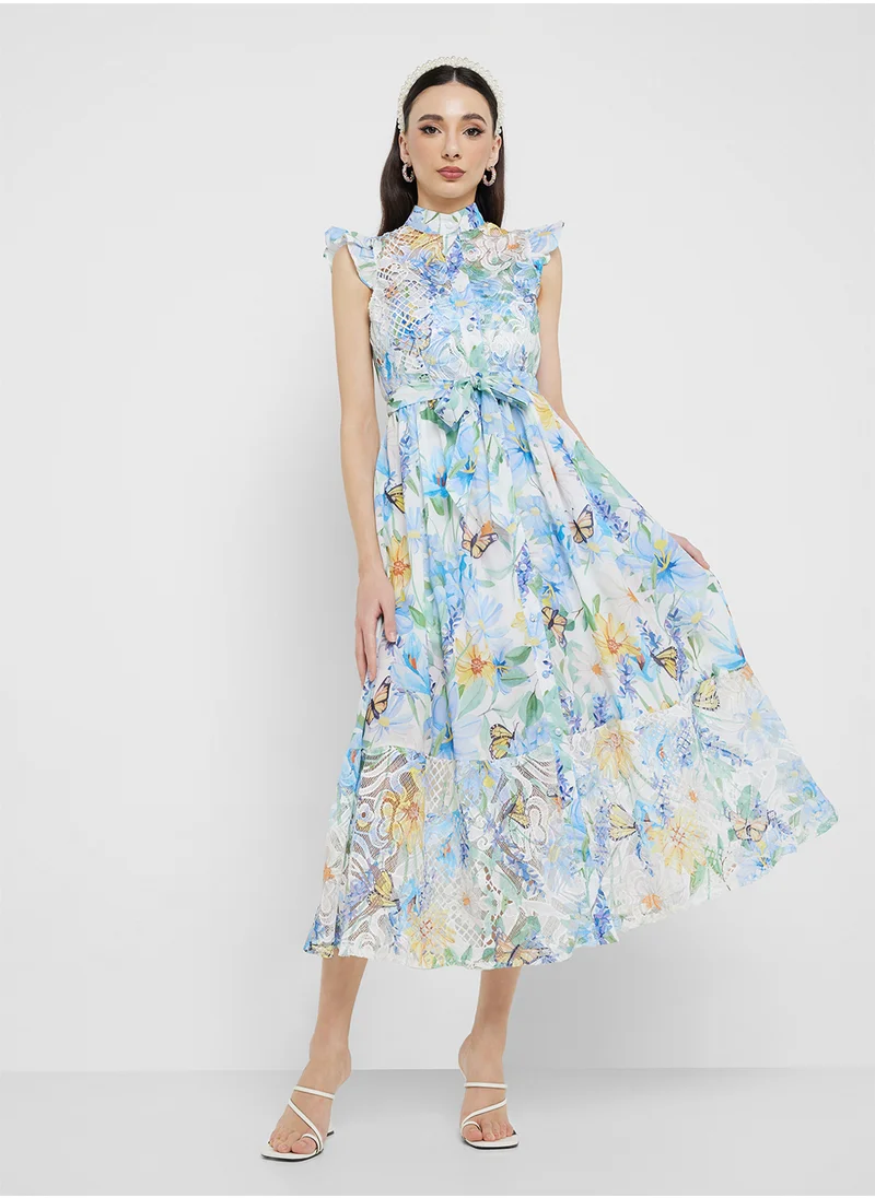 ELLA Floral Print Dress