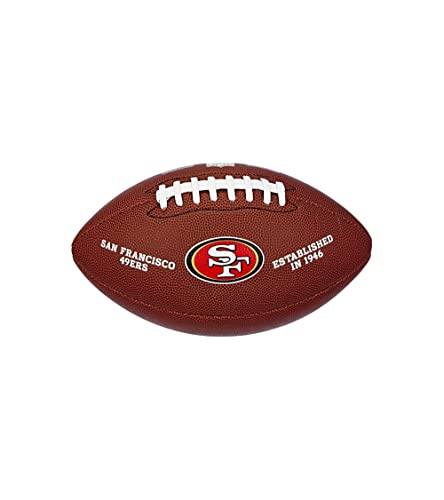 Wilson NFL Team Logo Composite Football Official San Francisco 49ers - Image 1