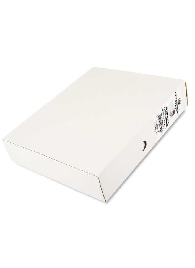 FIS Presentation Binder, A4 Size(210x297mm), 3[D]Ring Type, 35mm Ring Size, 1.75" Inches Spine with Clear PVC Pocket For Easy Insert Your Label Design, Packet of 2 Pieces, White Color-FSBD335DPB/2  - Image 5