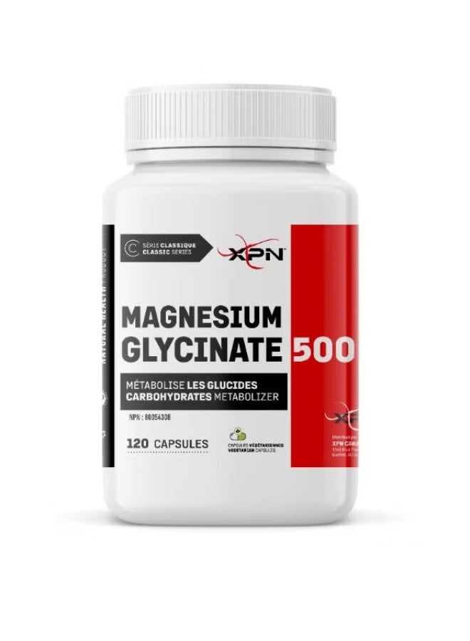 XPN Magnesium Glycinate 500mg – 120 Caps