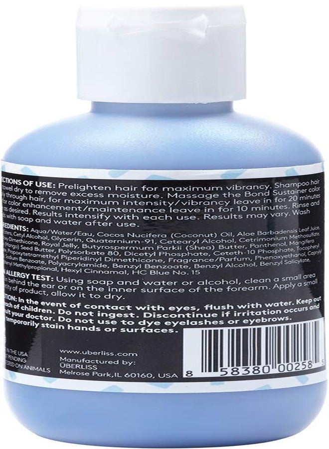 أوبرليس صبغة الشعر Uberliss Bond Sustainer Color (لون اللوتس الأزرق الفاتح) 3.7 أونصة - بلسم مُرطِّب للون - صبغة شعر شبه دائمة مباشرة - يُعيد بناء الروابط المكسورة - لشعر صحي - Image 2