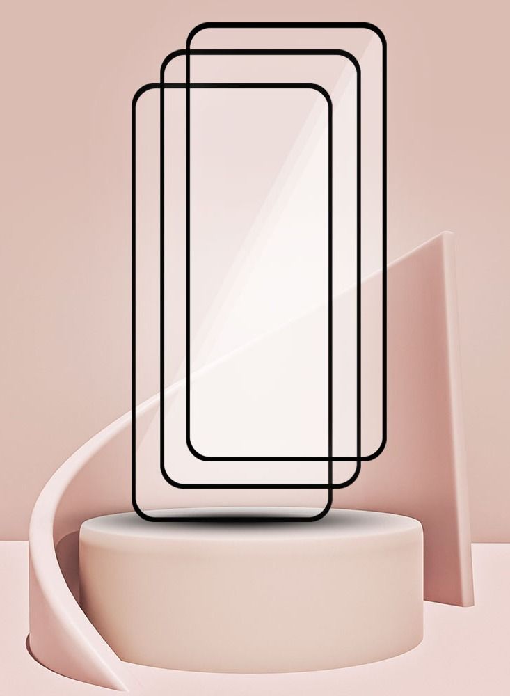 CATANES 3 Pack For Oppo A53s Screen Protector Tempered Glass Full Glue Back - Image 3