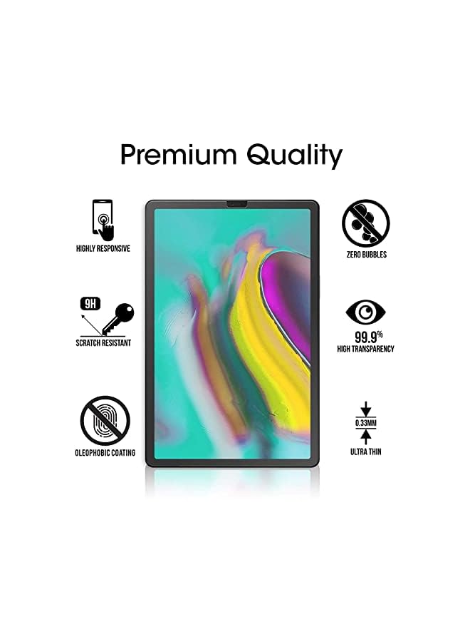 PROMASS Al-HuTrusHi Samsung Galaxy Tab S5e & S6 10.5 inch 2019 Tablet Screen Protector, [Anti-Scratch][Easy Installation][Bubble Free] Tempered Glass for Samsung SM-T720/SM-T725/SM-T860/T865 - Image 4