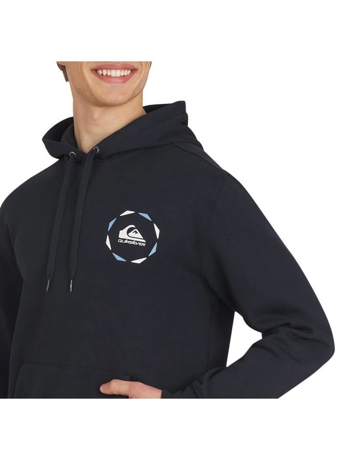 QUIKSILVER Men's Regular Fit Super Soft Fleece Midweight Pullover Hooded Sweatshirt (S-XXL), Navy, M - Image 2