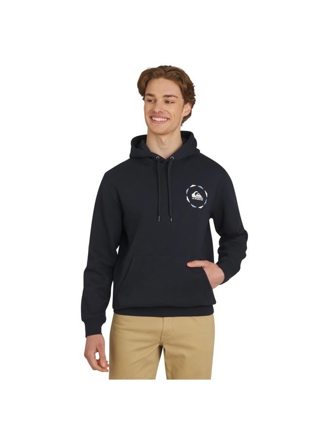 QUIKSILVER Men's Regular Fit Super Soft Fleece Midweight Pullover Hooded Sweatshirt (S-XXL), Navy, M - Image 1