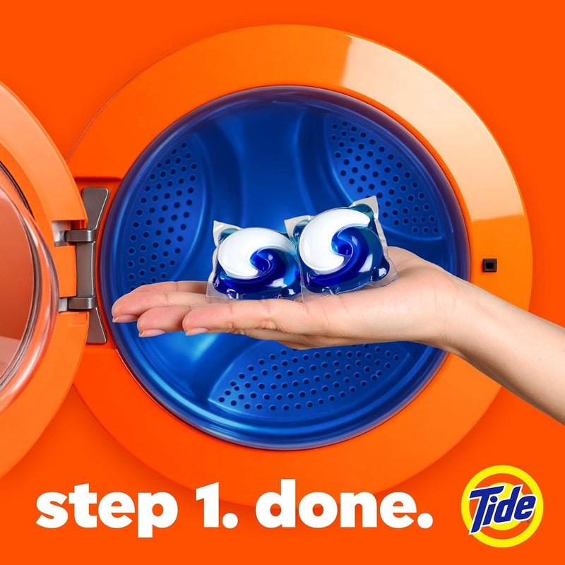 Tide Hygienic Clean Power PODS Laundry Detergent Pacs, Original Scent, 45 Count, Removes Visible and Invisible Dirt - Image 5