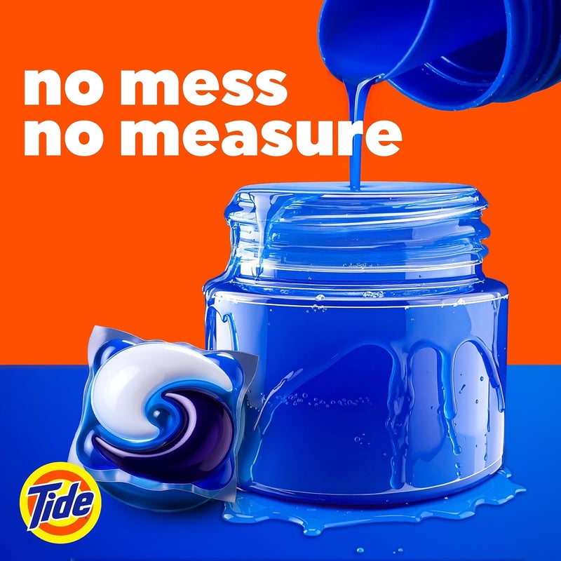 Tide Hygienic Clean Power PODS Laundry Detergent Pacs, Original Scent, 45 Count, Removes Visible and Invisible Dirt - Image 4