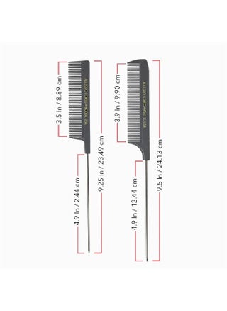 XL Pintail Rat Tail Combs Parting Combs Metal Tail Foiling Combs Pin Combs 2 Pc. (AQUA & WHITE) - pzsku/Z84DEF4281D6FEE964D86Z/45/_/1686803122/8d11b6f6-5bc8-48c4-b485-2150eeed4665