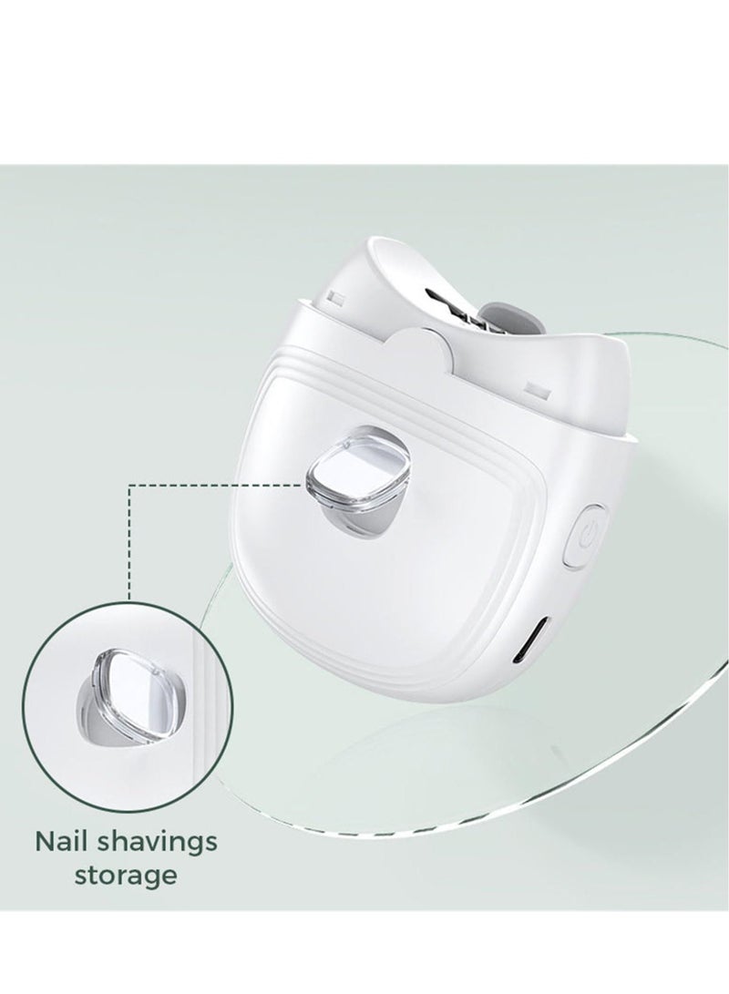 Excefore Electric Automatic Nail Clipper, Safety Fingernail Cutter and Filer, Ergonomic Large Nail Clippers, Suitable for Caregivers, Adults - Image 4