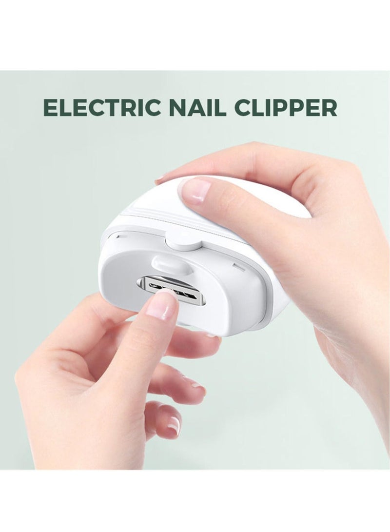 Excefore Electric Automatic Nail Clipper, Safety Fingernail Cutter and Filer, Ergonomic Large Nail Clippers, Suitable for Caregivers, Adults - Image 2