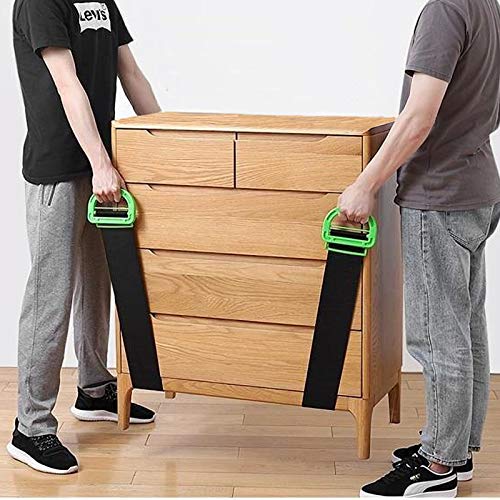 AIFUSI Adjustable Lifting Moving Straps - 2 Pack Furniture Moving Straps for Furniture, Boxes, Mattress, Construction Materials and Heavy, Supports Up to 600 Lbs - Image 1