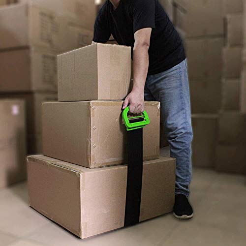 AIFUSI Adjustable Lifting Moving Straps - 2 Pack Furniture Moving Straps for Furniture, Boxes, Mattress, Construction Materials and Heavy, Supports Up to 600 Lbs - Image 4