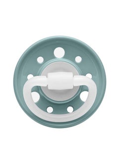nip Cherry Round Latex Soother, Narrower Round Teat Cherry Shape, Nursing Friendly, Size 1, From 0 Months, Latex, Grey And Dark Blue, Pack Of 2  - Image 4