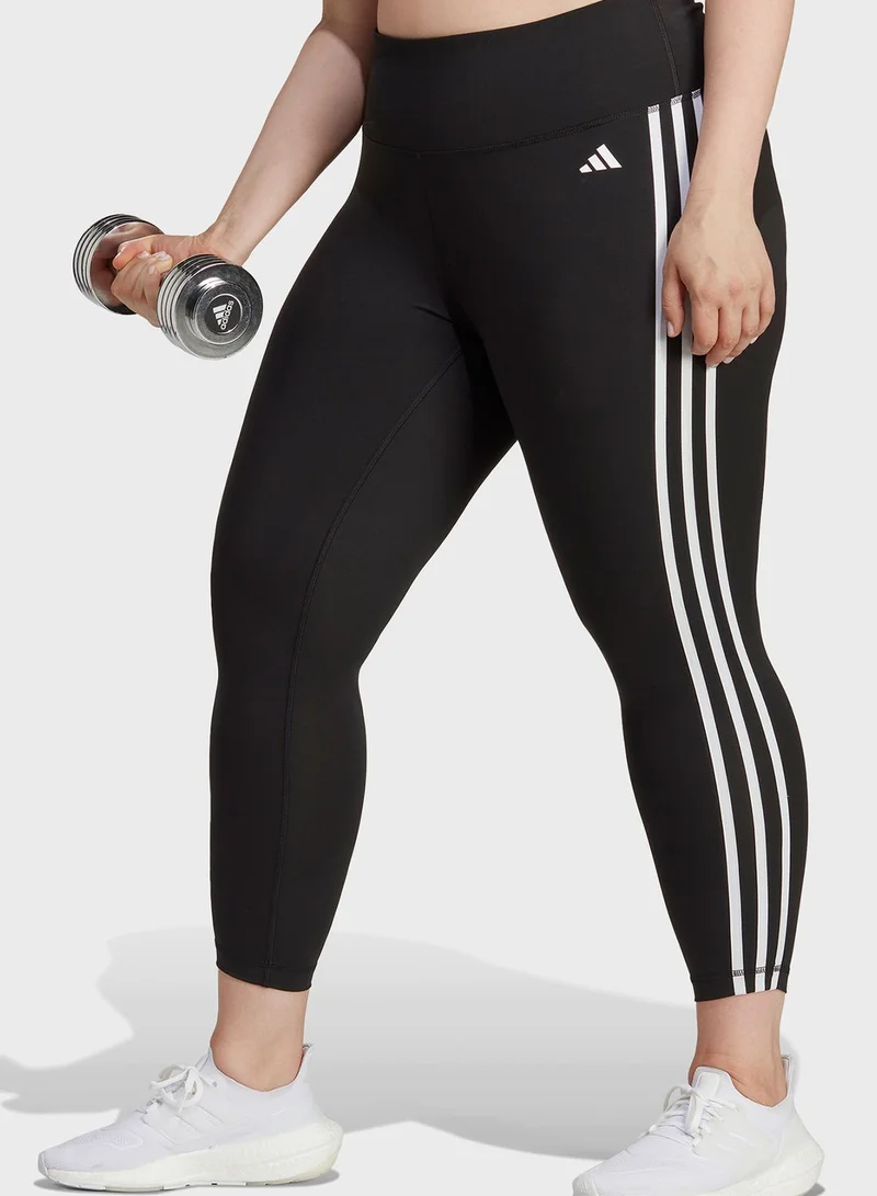adidas بنطال تدريب اساسي 7/8 مزين بـ 3 خطوط