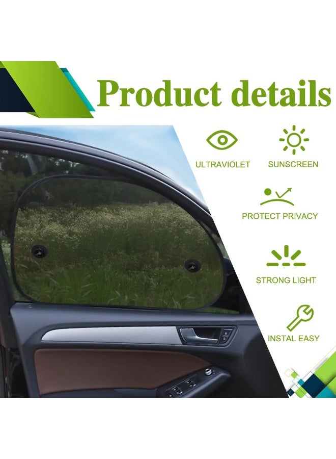 WangPangZi 2PCS Car Window Shade, 65*38cm Universal Side Window Sun Shade Blocker with Suction Cups, Mesh Vehicle Window Screen Provide Glare and UV Rays Protection for Baby, Universal Car Accessories for Most Models - Image 3