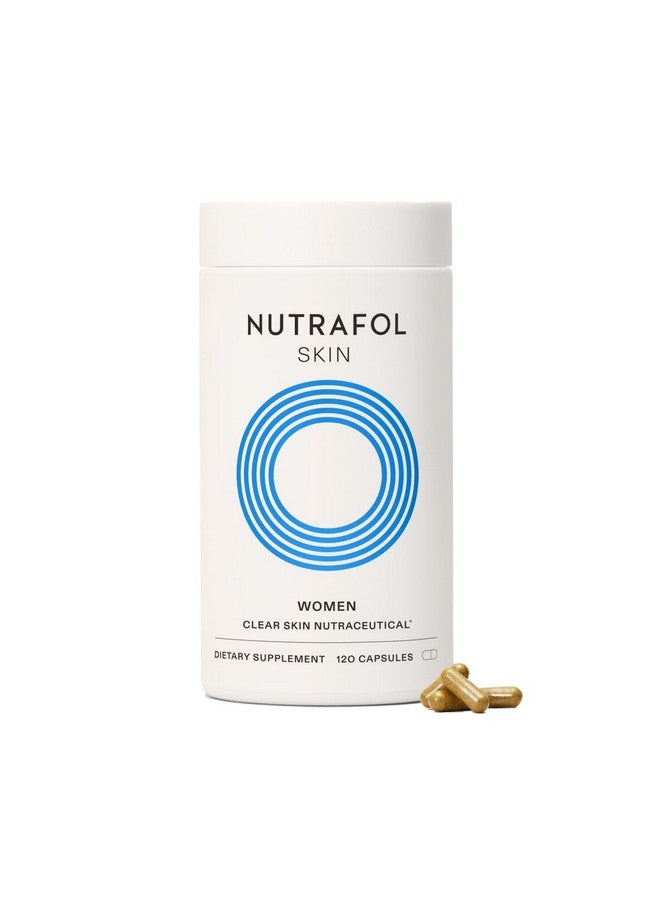 NUTRAFOL Nutrafol Clear Skin Acne Supplement for Women, Clinically Tested for Clearer, Smoother Skin, Physician-Formulated, Vegan - 1-Month Supply  - Image 1