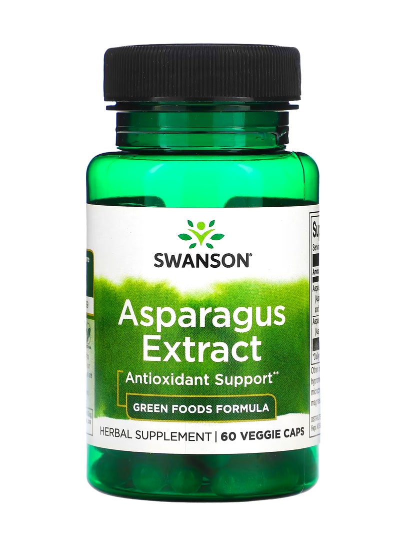 سوانسون مستخلص الهليون  60 كبسولة نباتية