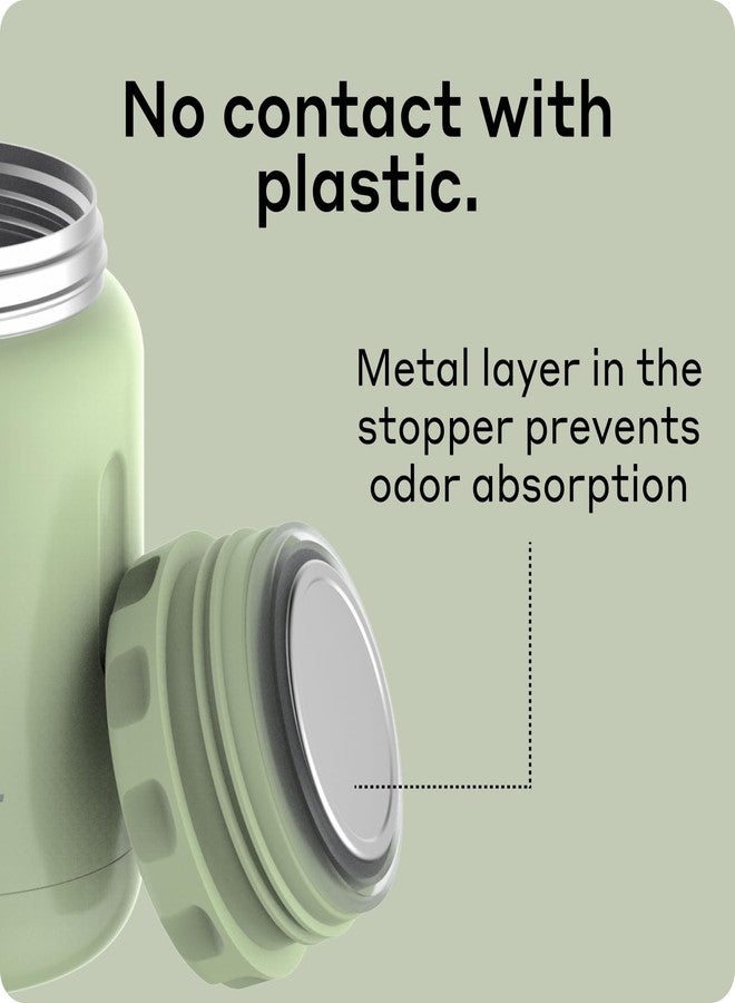 BOBBER 16 oz Insulated Stainless Steel Thermos for Hot Food, Extra-Wide Mouth Soup Container with Spoon and Bowl - Keeps Rice and Pasta Hot for 10 Hours and Salads Cold for 15 Hours (Green) - Image 4