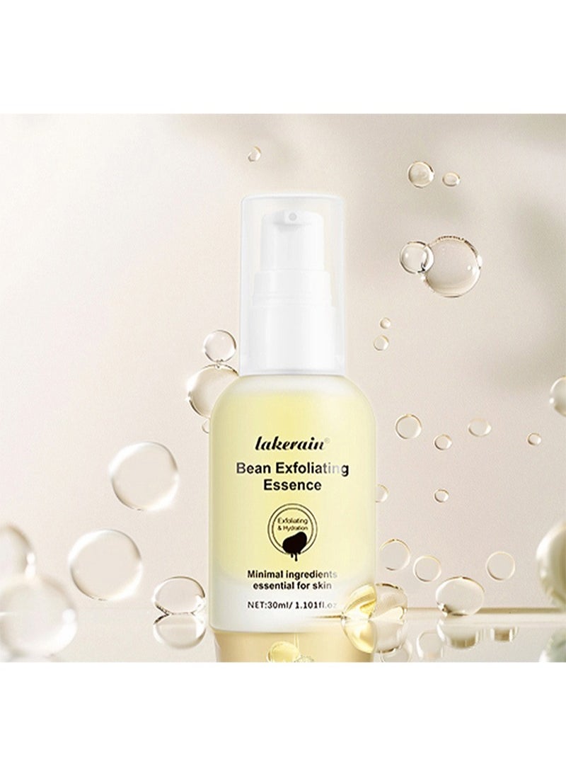 lakerain - Bean Exfoliating Essence, Vegansnail, Exfoliating Essence for Face, Natural Ingredients Skin Care,Gentle Exfoliation 30ml - Image 1