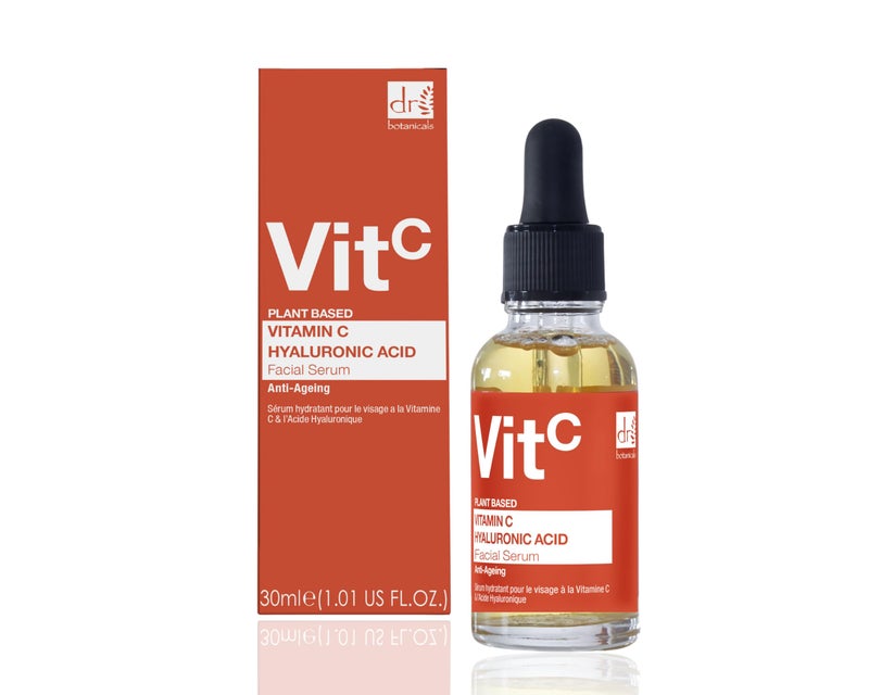 Dr Botanicals 5 Vitamin C 2 Hyaluronic Acid Facial Serum  AntiAging AntiWrinkle Skin Brightening Hydrating Rejuvenating Facial Serum With Beautifeye for AgeDefying Results