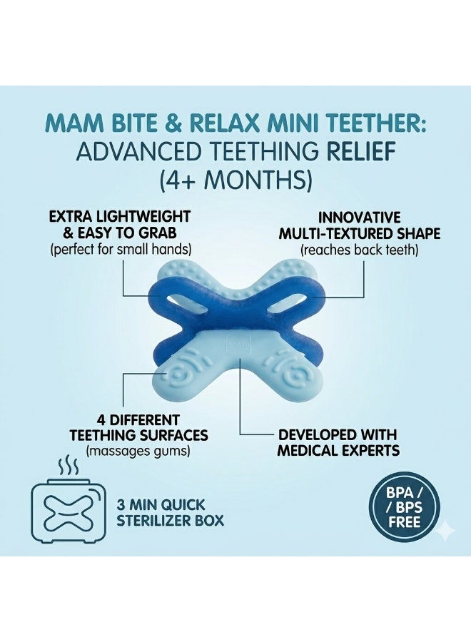Mam Baby Bite & Relax  Teether Pink, Girl - 4M+ - Image 5