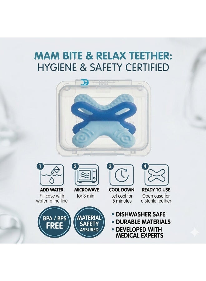 Mam Baby Bite & Relax  Teether Pink, Girl - 4M+ - Image 4