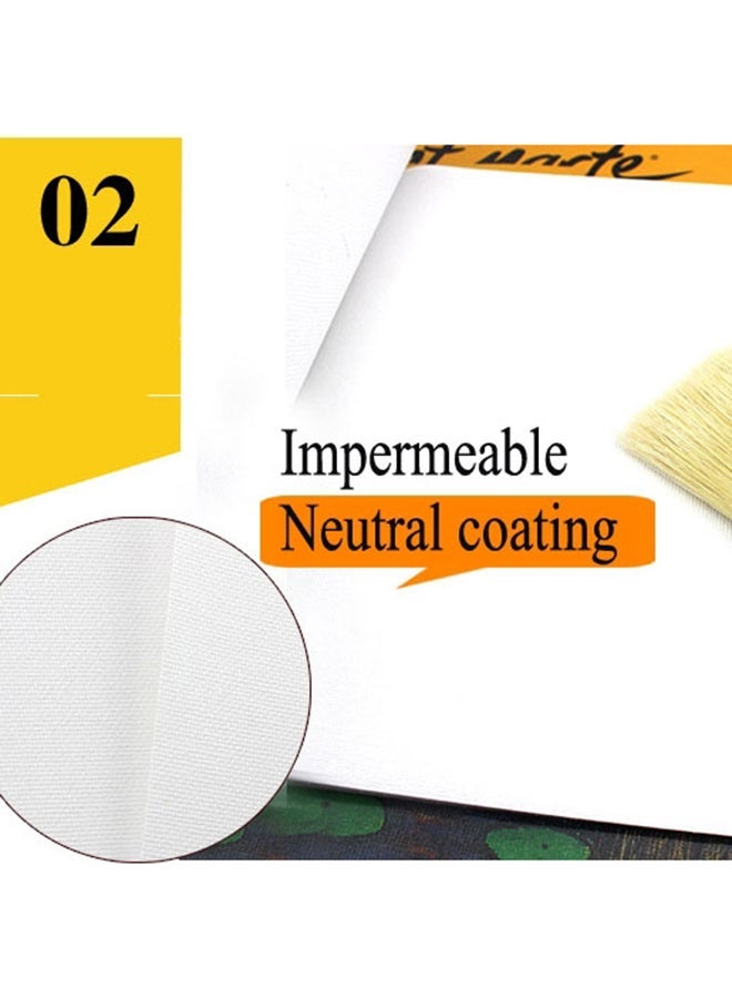 NIBEMINENT 10 Sheet Oil Acrylic Painting Canvas Pad Paper,30x90 cm Multicolour - Image 2