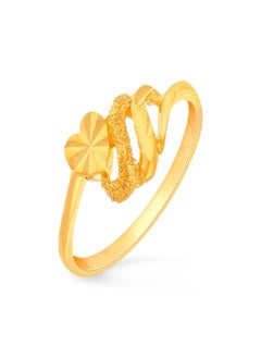 Malabar Gold and Diamonds 22 Carat 916 Purity Yellow Gold Ring ...