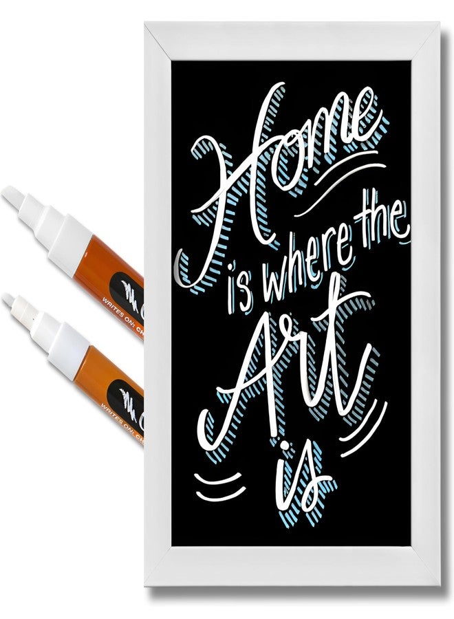 Chalk Ink White Chalk Markers - Chisel & Fine Tip Set (White, Mix Tip, 2 Pack) - Image 1