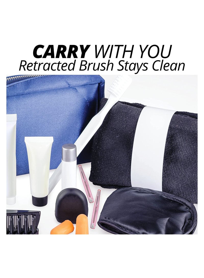 Excefore 60 Count Retractable Interdental Soft Brush Dental Picks, Dental Floss Picks Refill Inter-Dental Brush Teeth Stick Toothpick Flosser for Oral Deep Clean (1/16" Diameter Picks) - Image 5