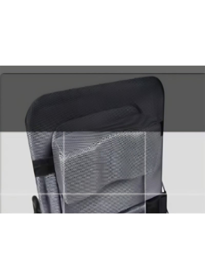 Relax Smart Foldable Lightweight Wheelchair with Adjustable Backrest and Neckrest – Portable Mobility Chair for Comfort and Easy Transport - Image 5