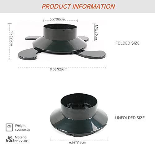 Valken Propane Cylinder Base Foldable 16oz/1lb Propane Fuel Canister Stabilizer Stand Gas Tank Bottle Fixed Support - Image 2