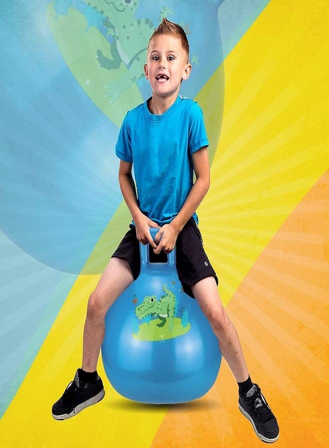 overa Jumping Hopping Hop Ball for Kid's with Air Pump Included for Kids Hip-Pity Bouncy Ball with Handles Playing Ball for Boys Girls Toys (Pack of 1) - Image 1