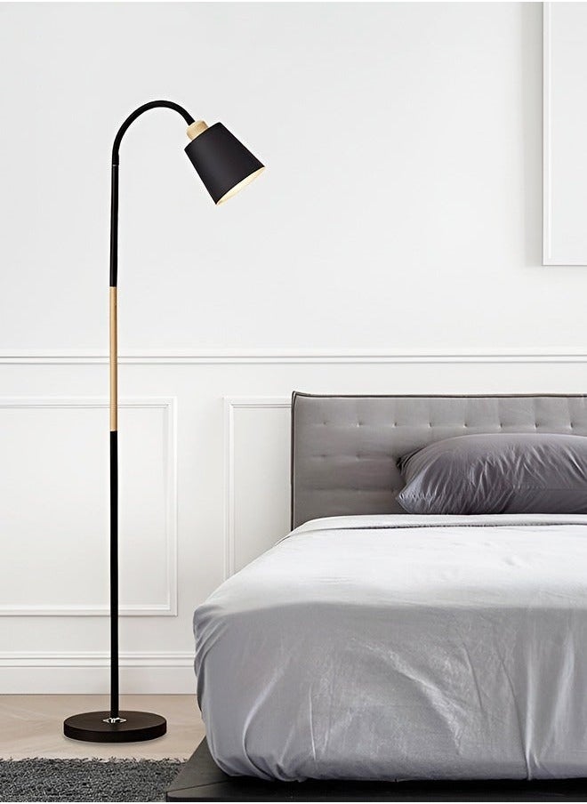 MIXDE - Archiology Arc Floor Lamp With Lamp Shade LED Bulb Black - Image 1