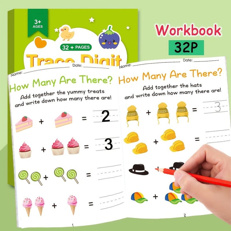 Kids Animal Math Addition And Subtraction Workbook 1 10 Numbers Color Coded Number Tracing And Decomposition Practice Book For Kindergarten 1st Grade Homeschool And Classroom Math Learning Activity - Image 3