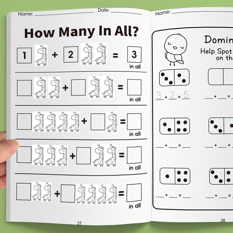 Kids Animal Math Addition And Subtraction Workbook 1 10 Numbers Color Coded Number Tracing And Decomposition Practice Book For Kindergarten 1st Grade Homeschool And Classroom Math Learning Activity - Image 5