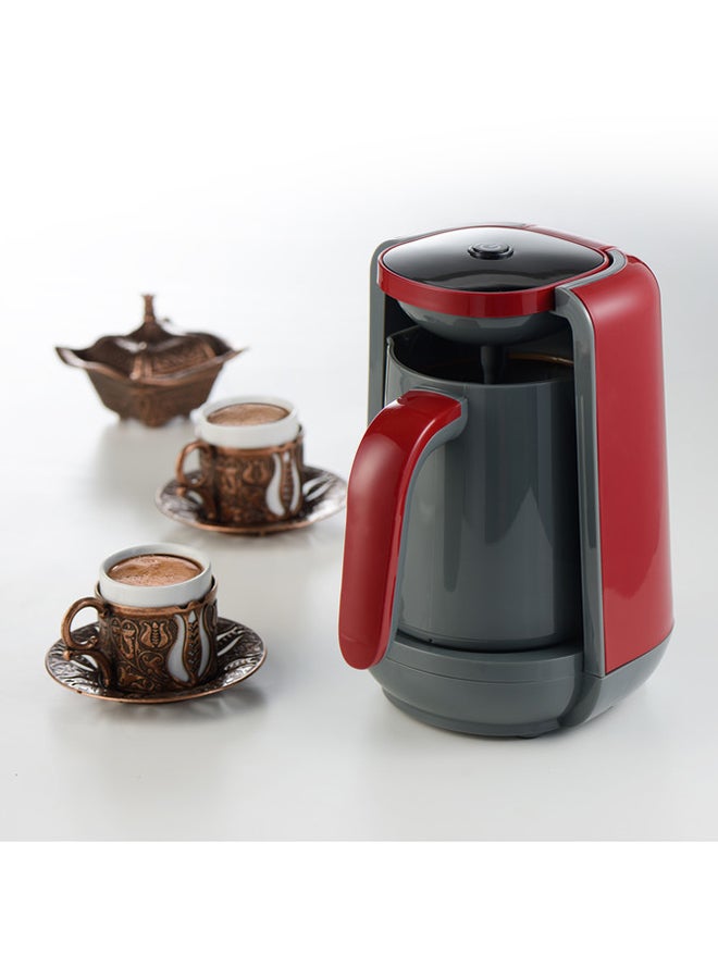 ألسيف إليك ماكينة احترافية لصنع القهوة التركية الطازجة 250 ml 480 W E03425 أسود/أحمر - Image 2