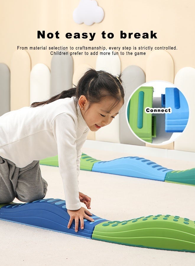 JSAITOYS SIT12201B 8pcs Kindergarten Multicolor Educational Toy Wave Tactile Walk - Image 5
