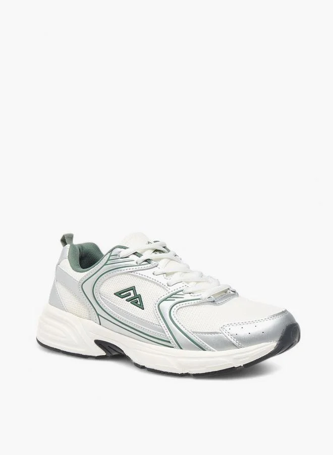 Oaklan by Shoexpress Women's Logo Detail Lace-Up Sports Shoes