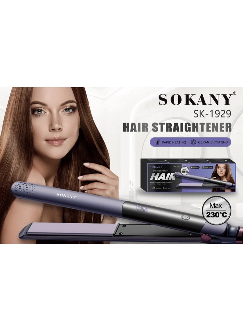 Sokany SK-1929 Hair Styling Device – Up to 230°C – 50W – Digital Display - Image 3