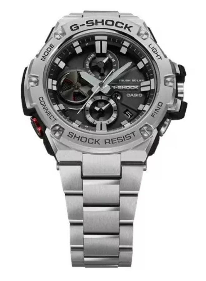 G-SHOCK Men's Stainless Steel Analog-Digital Watch GST-B100D-1A - 53.8 mm