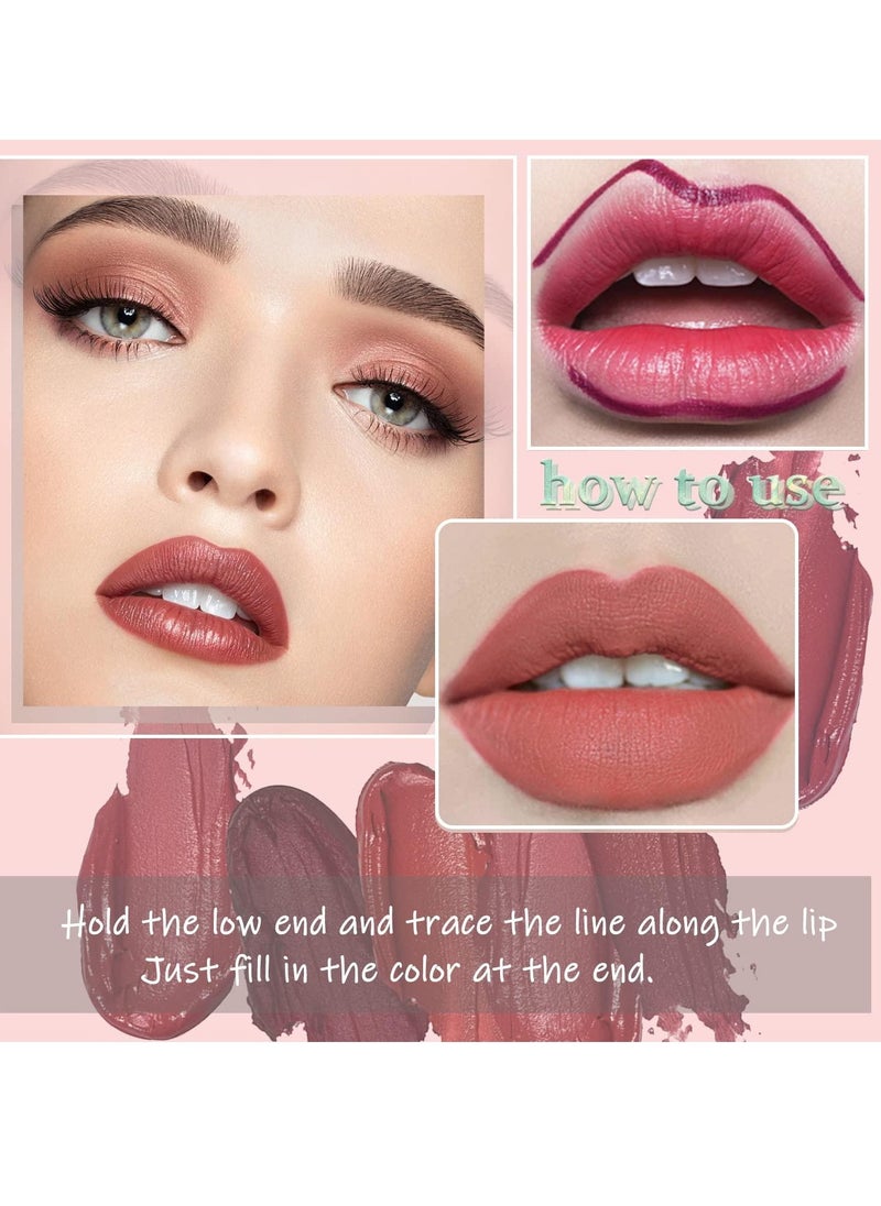 TEAYASON Liquid Matte Lipstick, Velvet Air Moisture Smooth Crayon Lip Stain, 24 Hour Superstay Natural Nude Lipstick, Long Lasting Waterproof Lip Gloss Lipstick For Women, (No. 1 Single)  - Image 3