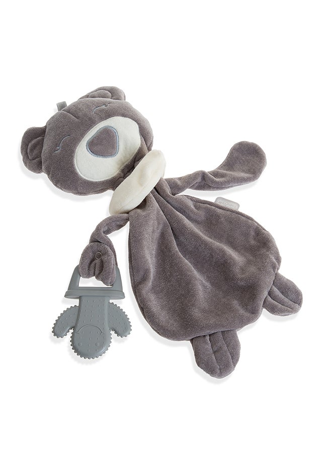 BabyJem Teddy Bear Teether Sleeping Buddy  for Babies & Toddlers - Calming Plush Toy - Develop Hand-Eye Coordination & Fine Motor Skills - Image 2
