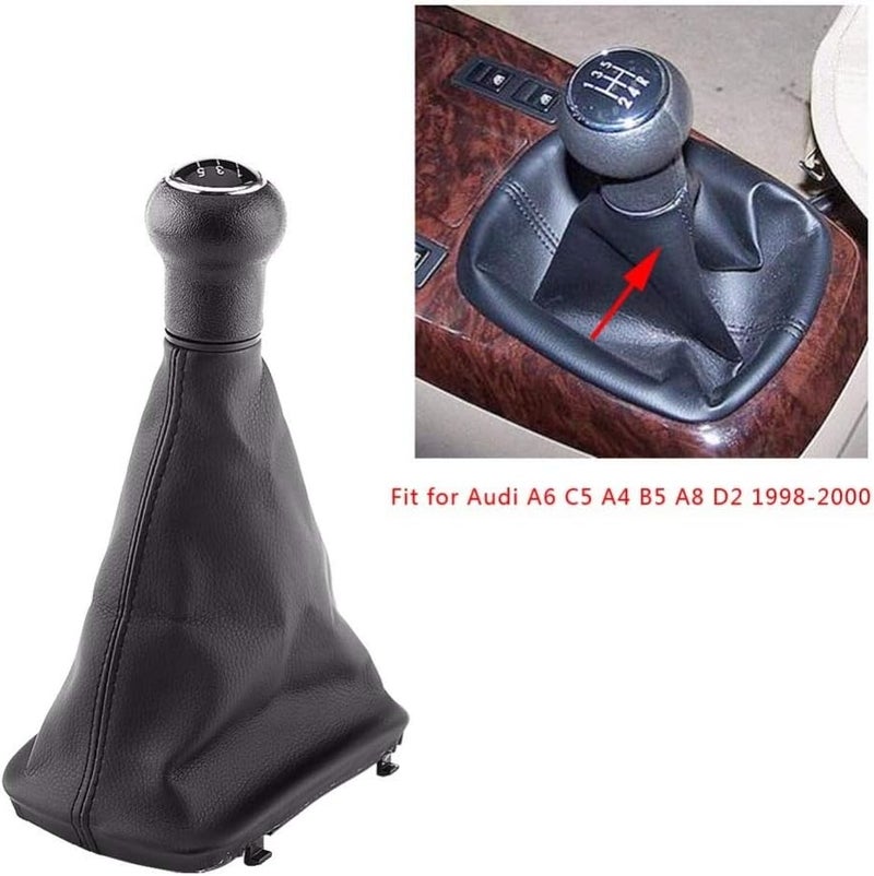 QASULER 5 Speed Gear Shift Knob for Audi - Image 4