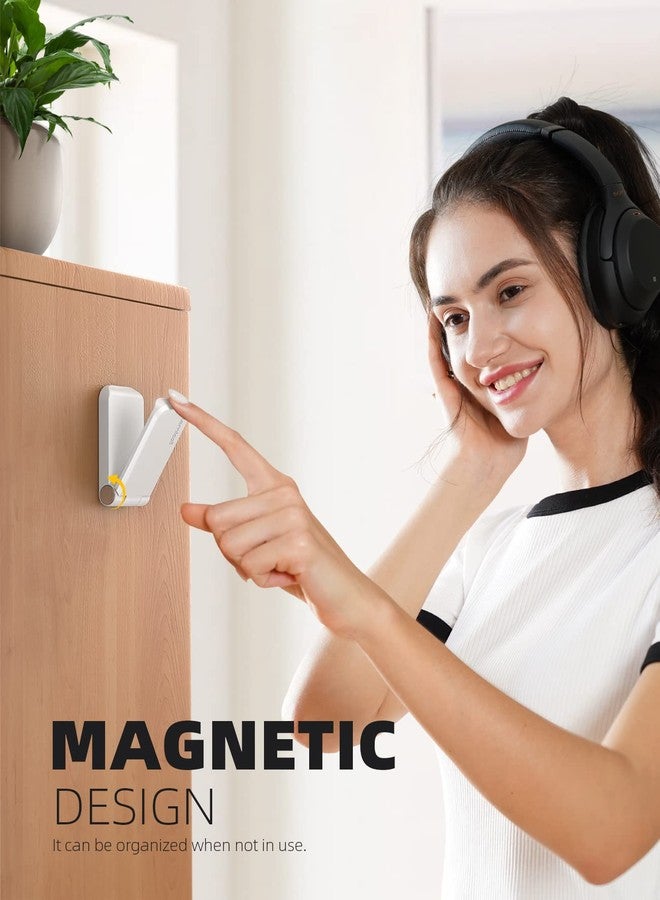 Lamicall Headphone Stand, Sticky Headset Hanger, Adhesive Headphone Holder - Image 4